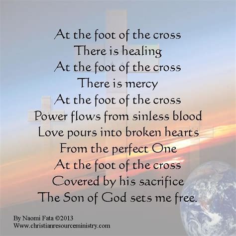 At the foot of the Cross: Poem | Love poems and quotes, Jesus quotes faith, Christian poems