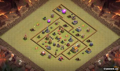 [Town Hall 7] TH7 War/Trophy base #55C59FE3 [With Link] [4-2023] - Trophy Base - Clash of Clans ...