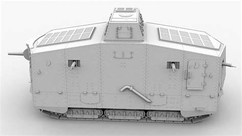 A7v tank 3D model - TurboSquid 1161704