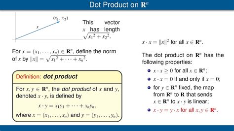 Document modèle: Inner product norm