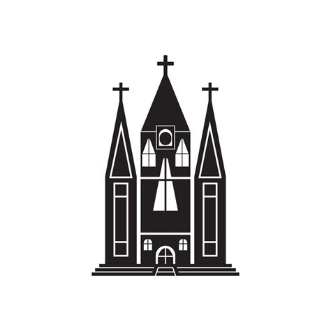 Church logo template vector icon illustration 16223462 Vector Art at ...