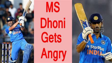 MS Dhoni gets angry with umpire, what he did later will shock you ...