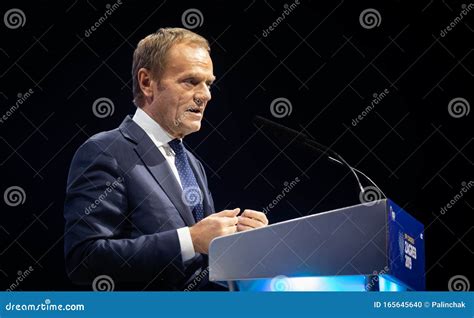 Donald Tusk during EPP Congress in Zagreb Editorial Image - Image of ...