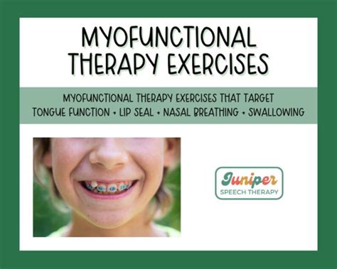 Myofunctional Therapy Exercises Myo OMT - Etsy