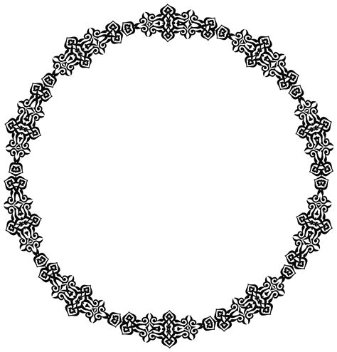 Download #FFFFFF Neo Ornamented Circle SVG | FreePNGImg