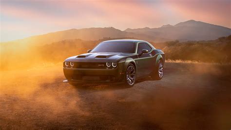 Green, Car, Dodge, Challenger, SRT, Hellcat, Redeye, Widebody, Jailbreak, 2022 4K HD Cars ...