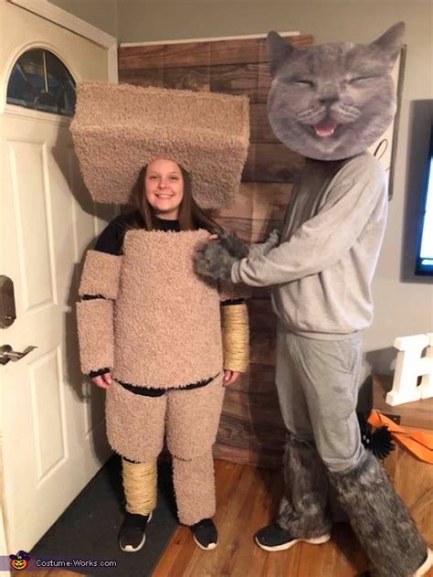 Cat Tree & Cat Couple Costume | No-Sew DIY Costumes