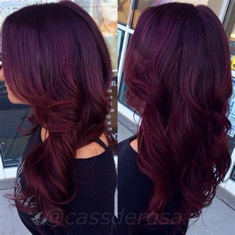 Maroon Purple Hair Dye