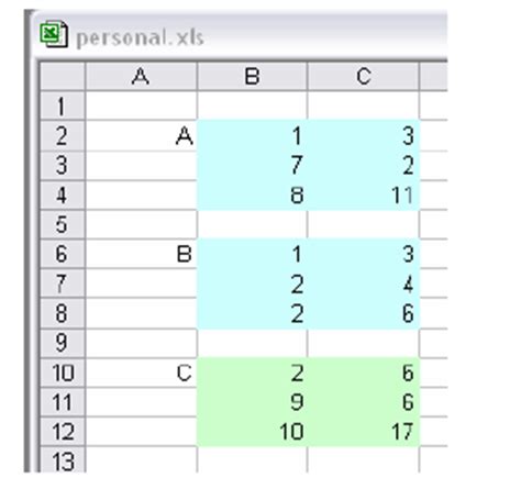 Matrix operations in excel