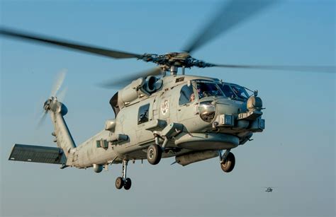 U.S. Navy MH-60R Sea Hawk from the Battle Cats of Helicopter Maritime Strike Squadron (HSM) 73 ...