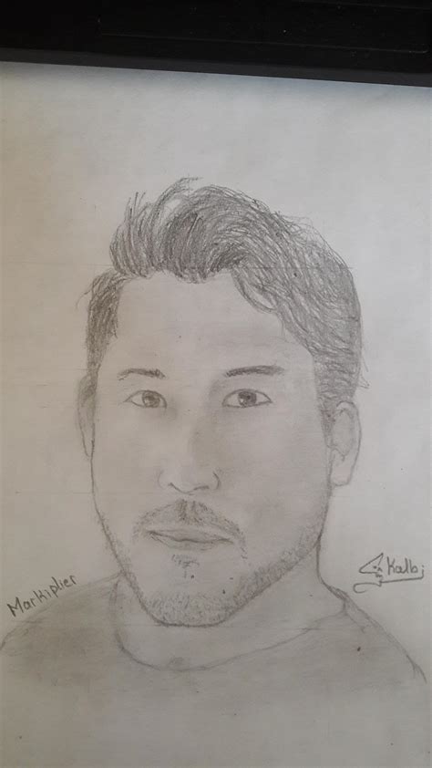 Beginner drawing of Markiplier. What do you think? :) : r/Markiplier