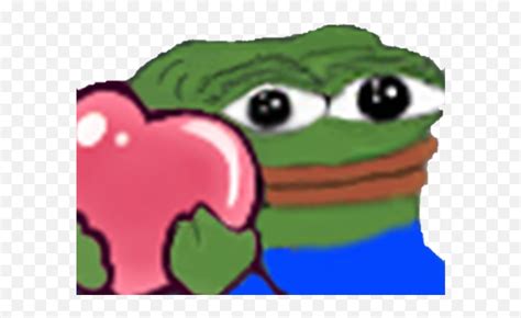 Peepo Sapo Peepolove Emoticon Twitch Pepe Heart Emoji Twitch Emoticon ...