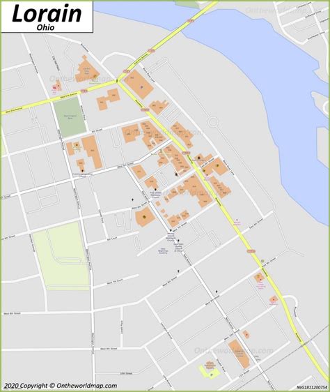 Lorain County Map With Cities