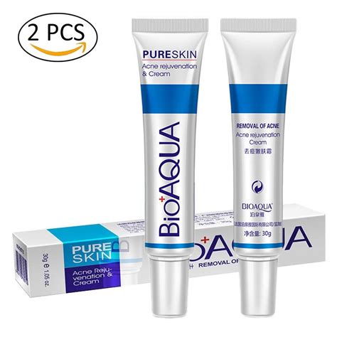 BIOAQUA 2 Pcs Anti Acne Scar Mark Remover Acne Scar Removal Cream ...