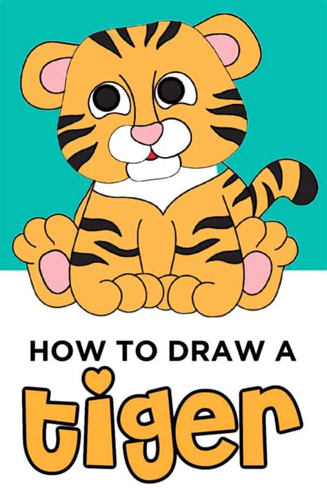 How To Draw A Cute Baby Tiger