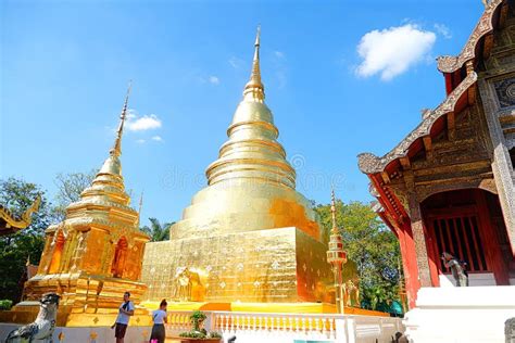 Wat Phra Singh Woramahawihan, Chiang Mai, Thailand Editorial Stock ...