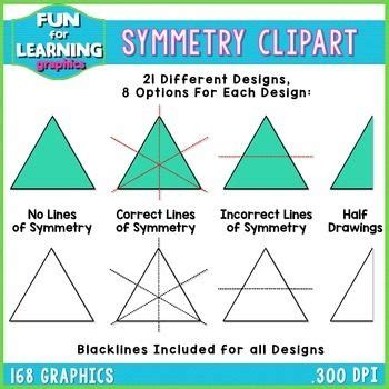 Geometry Clipart - SYMMETRY | Math clipart, Clip art, Graphic organizers