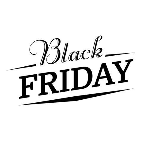 Black friday label - Transparent PNG & SVG vector file