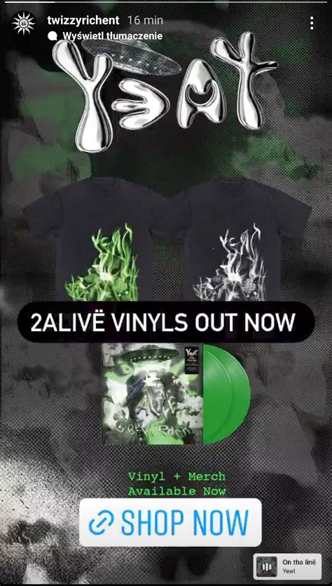 New 2 Alive merch and a vinyl 👀 : r/yeat_