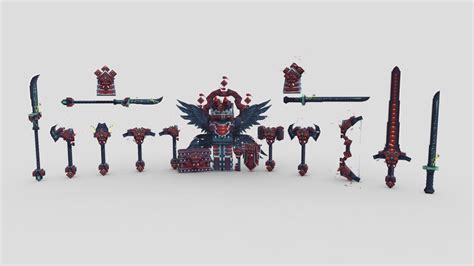 Oni Animated Weapon Set - Buy Royalty Free 3D model by EliteCreatures [11d5181] - Sketchfab Store