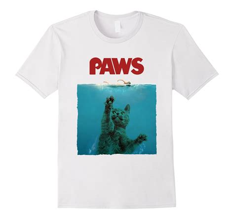 Paws Jaws Parody T-Shirt – Men/Women/Kids Sizes-CL – Colamaga