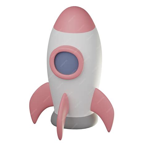 Premium Photo | 3d rocket illustration