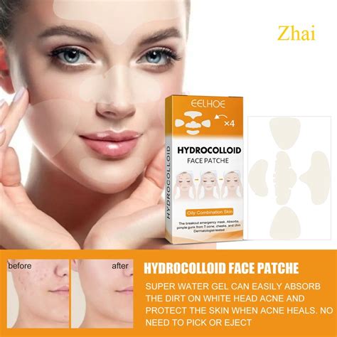 20cs Patch Face Hydrocolloid Face Mask For Acne, Large Pimple Patches For Zit Breakouts On Nose ...