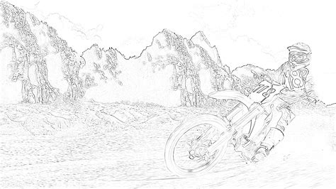 Dirt Bike Coloring Pages To Print