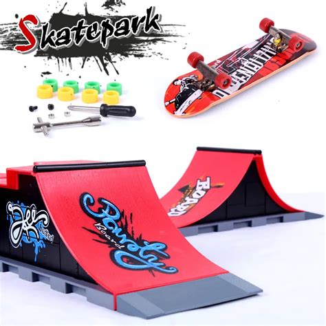 Skate Park Fingerboard 1 PCS Finger Skateboard Ramps A F For Deck Finger Board Ultimate Parks ...