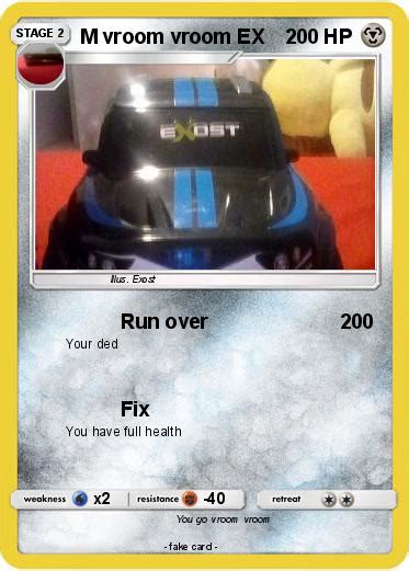 Pokémon M vroom vroom EX - Run over - My Pokemon Card