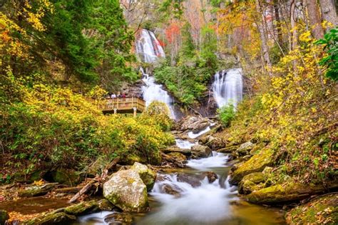 Anna-Ruby-Falls-Twin-Waterfalls-North-Georgia | Ga Mountains Guide