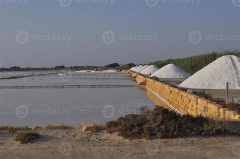 Saline Salt flats in Marsala 5194302 Stock Photo at Vecteezy