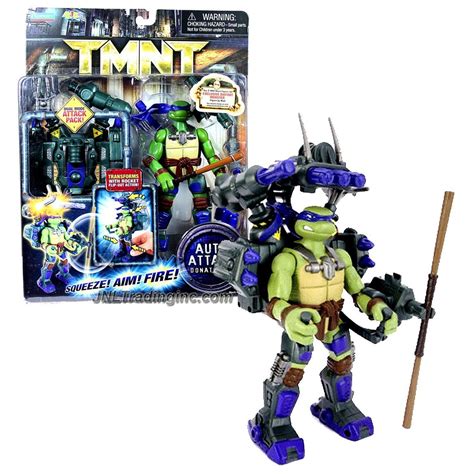 Playmates Teenage Mutant Ninja Turtles TMNT Movie Auto Attack Series 6 ...