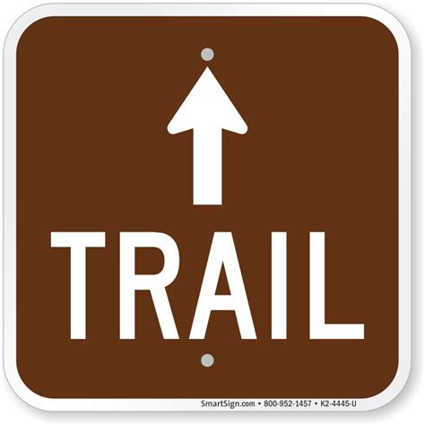 Trail Signs, Hiking Signs, Hiking Trail Symbols & Trail Markers.