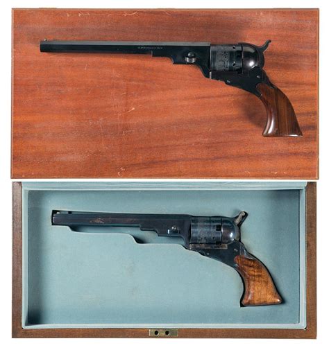 Two Cased Replica Colt Paterson Percussion Revolvers | Rock Island Auction