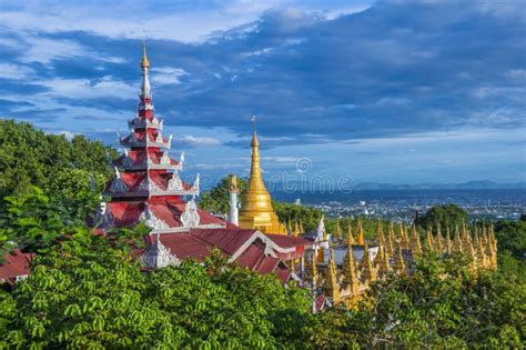 Mandalay Hill Myanmar editorial stock photo. Image of asian - 109737533