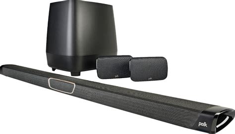 Best Buy: Polk Audio 5.1-Channel MagniFi Max SR Soundbar with Wireless Subwoofer & Surround ...