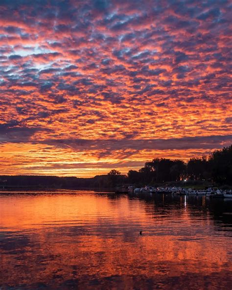 Free picture: sunset, majestic, beautiful, dramatic, clouds, lakeside ...