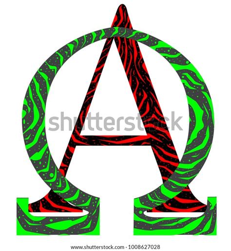 Alpha Omega Letters Greek Alphabet Stock Illustration 1008627028 ...