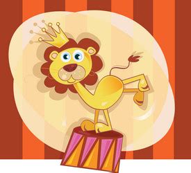 Circus Lion Vector Images (over 3,700)