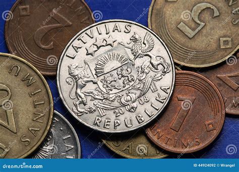 Coins of Kyrgyzstan stock photo. Image of coat, hawk - 44924092