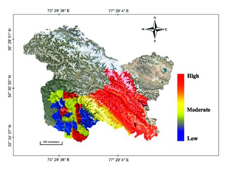 Heatmap showing the exposure to climate change in the studied region... | Download Scientific ...