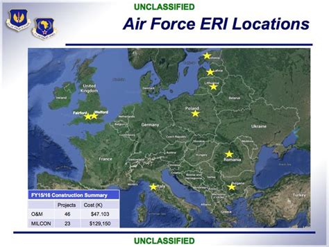 Us Air Force Bases In England Map - Map