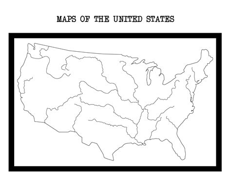 Blank 5 Regions Of The United States Printable Map Web Your Students Will Learn About The ...