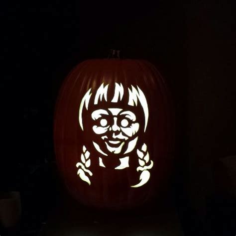 Annabelle- pumpkin carving | Art Amino