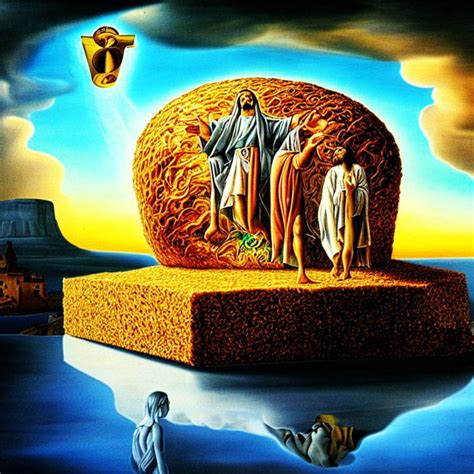 Jesus the Bread of Life Dali Style by NothingIsManual on DeviantArt