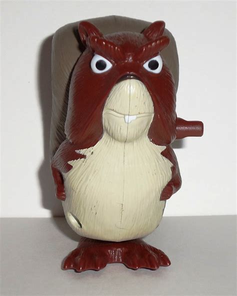 Burger King 2006 Open Season Skipping McSquizzy Kids Meal Toy Squirrel ...