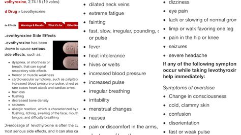 Adverse Effects Of Synthroid - Effect Choices