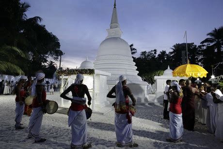 Evening Buddhist Religious Rituals Being Performed Editorial Stock Photo - Stock Image ...