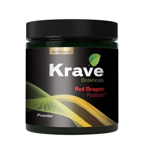 Red Dragon Capsules By Krave Kratom - KratomGuys